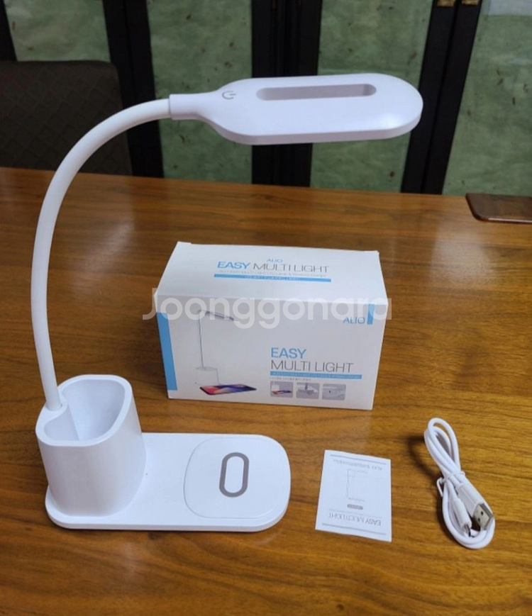 알리오 이지멀티라이트 LED스탠드 무선충전기--0