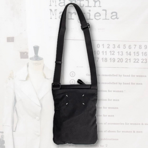 메종 마르지엘라 글램 슬램 스티치 미니 크로스백 블랙