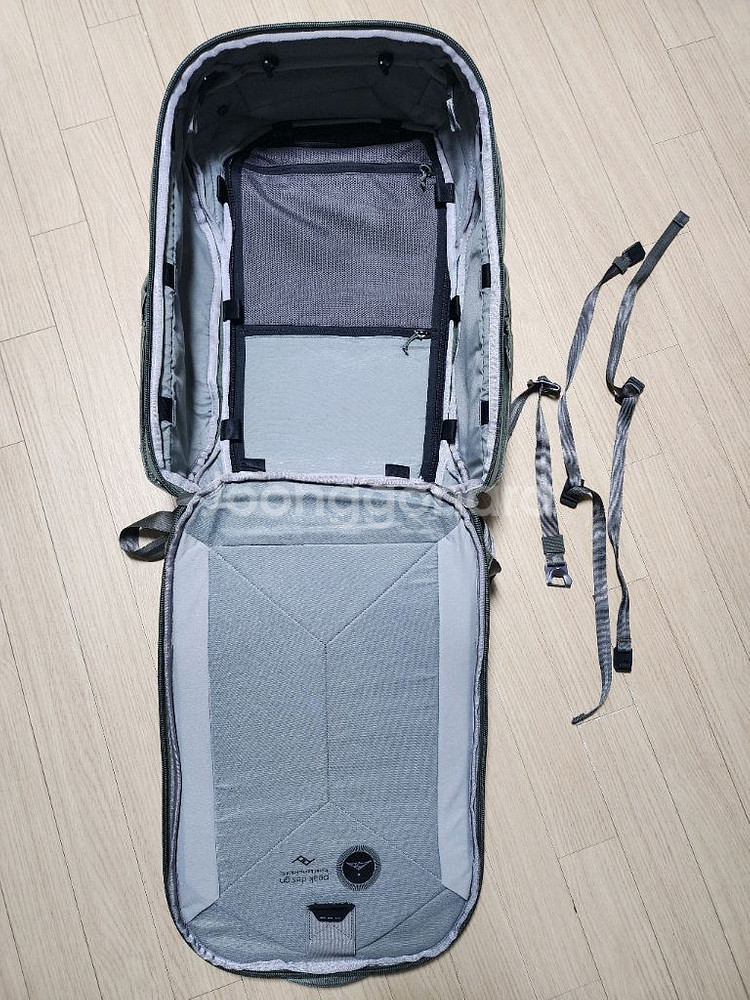 픽디자인 트래블 백팩 45l 세이지--4