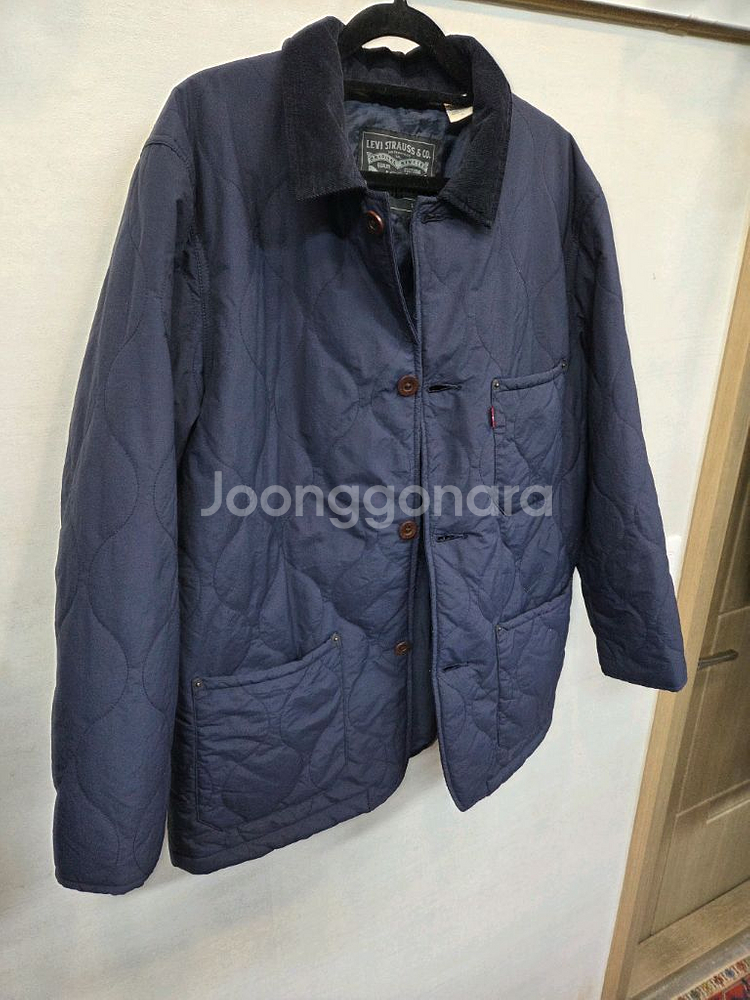 리바이스 퍼텍스 퀄팅 자켓 Lg 다크네이비--5
