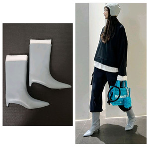 고걸 leahter 미들부츠 스카이 37 (240) 새상품