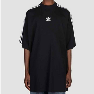 [1] 발렌시아가 X 아디다스 로고 반팔 티셔츠 블랙