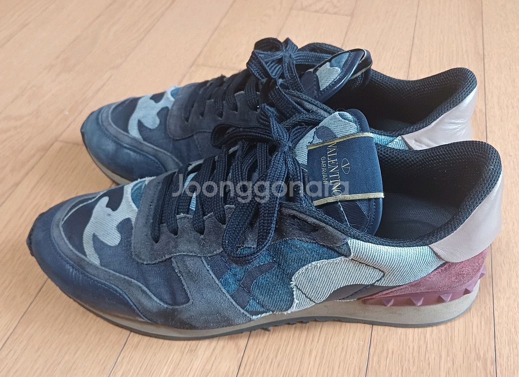 발렌티노 가라바니 카모플라주 러너 스니커즈--1