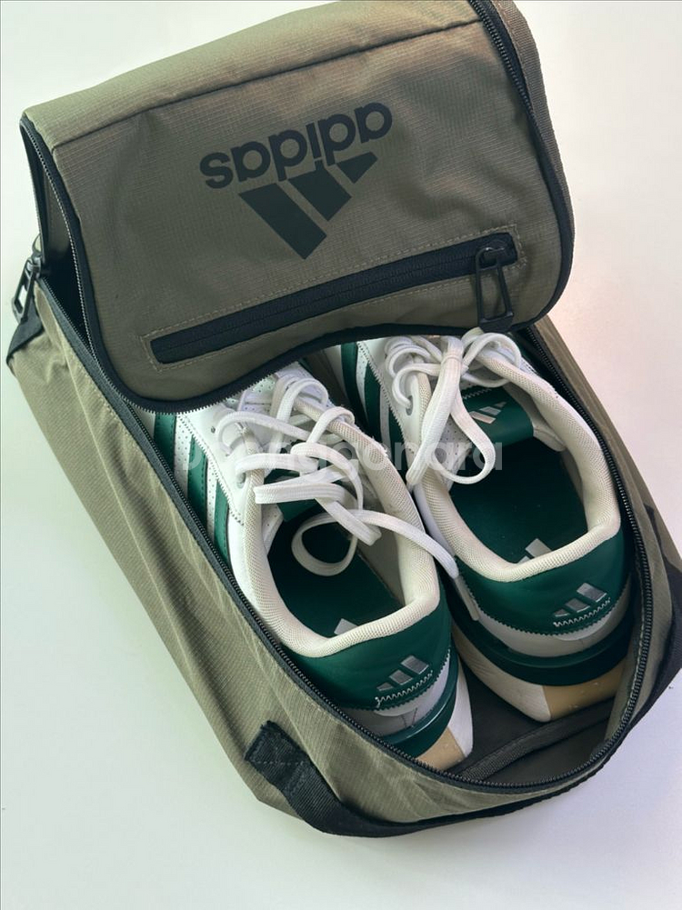 아디다스 남성 골프화 260mm (그린컬러) + 전용 가방 세트--0