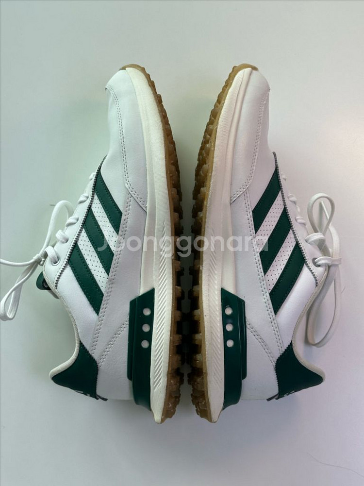 아디다스 남성 골프화 260mm (그린컬러) + 전용 가방 세트--5