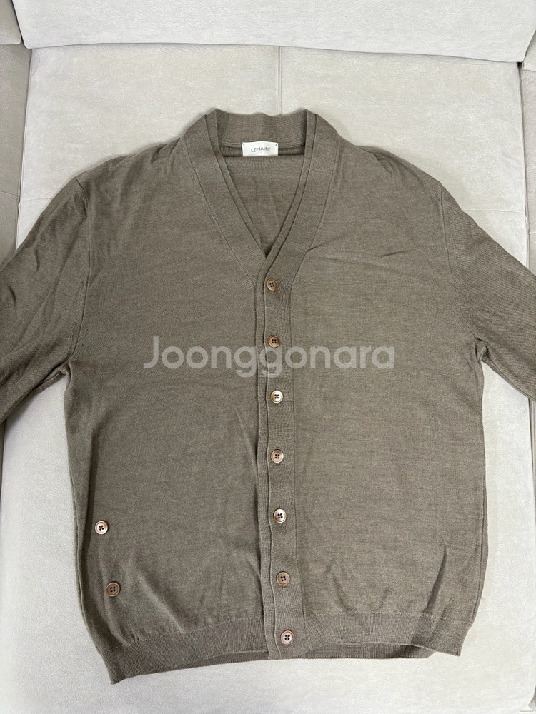 르메르 메리노 블렌드 버튼 가디건(트위스트)--1