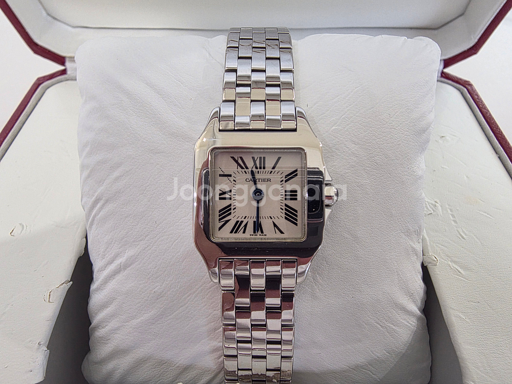 까르띠에 드모아젤 쿼츠 스틸 24MM 스몰 단품--0
