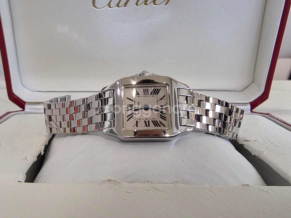 까르띠에 드모아젤 쿼츠 스틸 24MM 스몰 단품--1