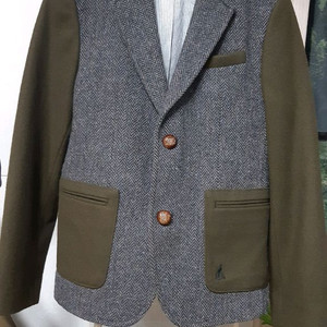 빈폴 키즈 헤링본 배색 자켓(상태최상)145