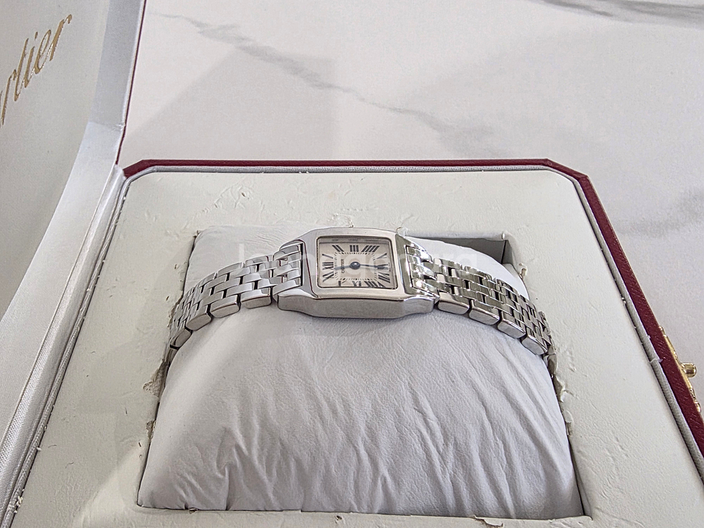 까르띠에 드모아젤 쿼츠 스틸 24MM 스몰 단품--3