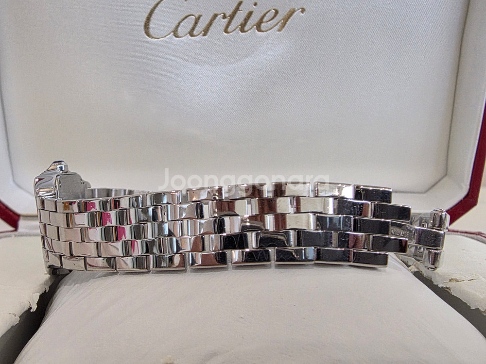 까르띠에 드모아젤 쿼츠 스틸 24MM 스몰 단품--4