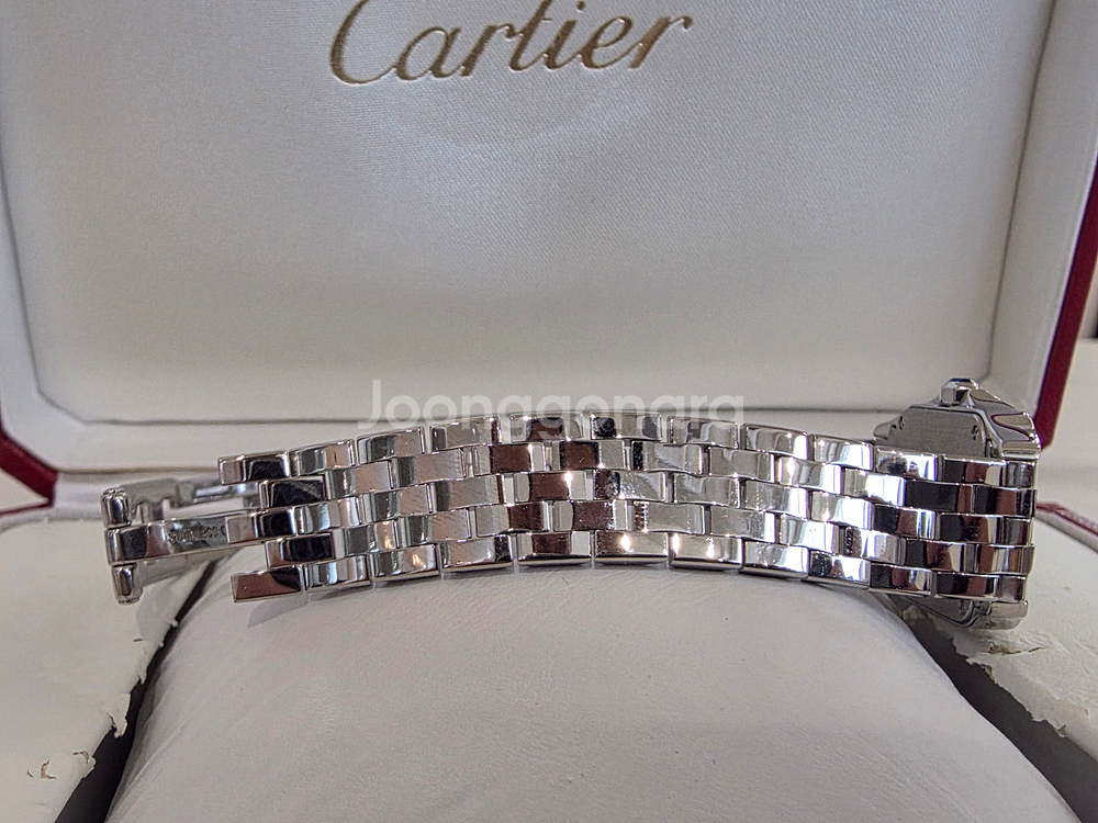 까르띠에 드모아젤 쿼츠 스틸 24MM 스몰 단품--5