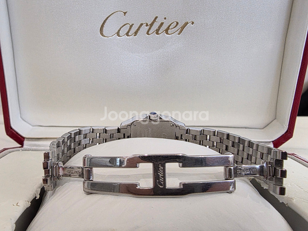 까르띠에 드모아젤 쿼츠 스틸 24MM 스몰 단품--6