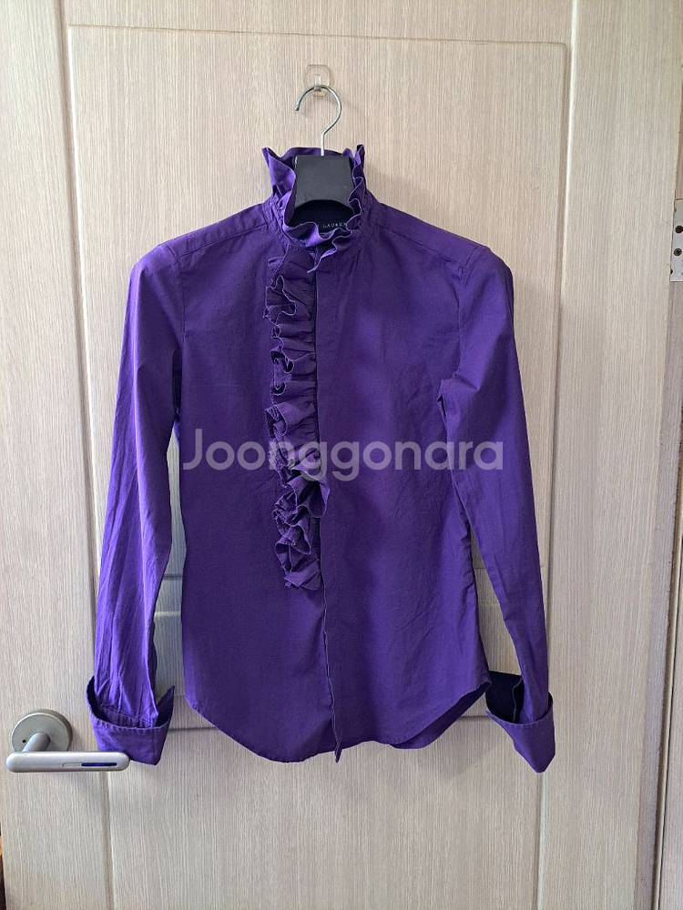 폴로 랄프로렌 프릴장식 셔츠--0