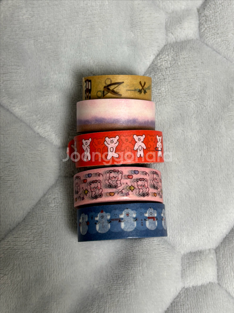 (미개봉) 무지 노트, 마스킹테이프 일괄--0