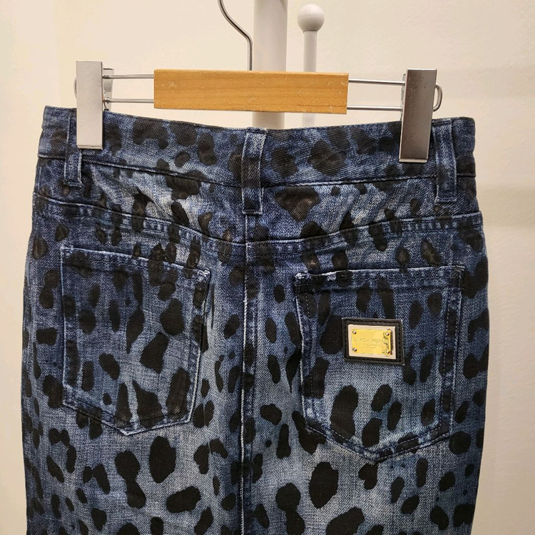 돌체앤가바나 레오파드 스커트--4