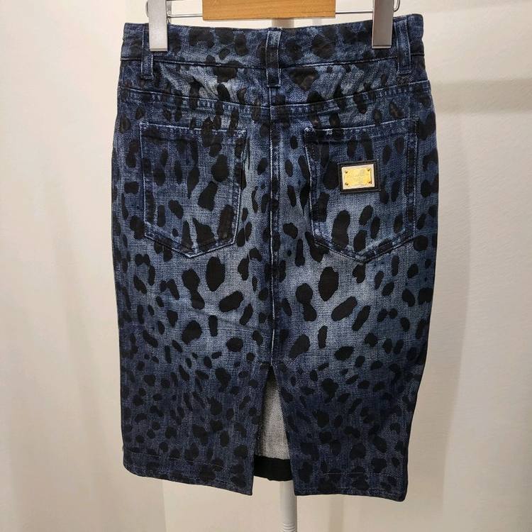 돌체앤가바나 레오파드 스커트--3