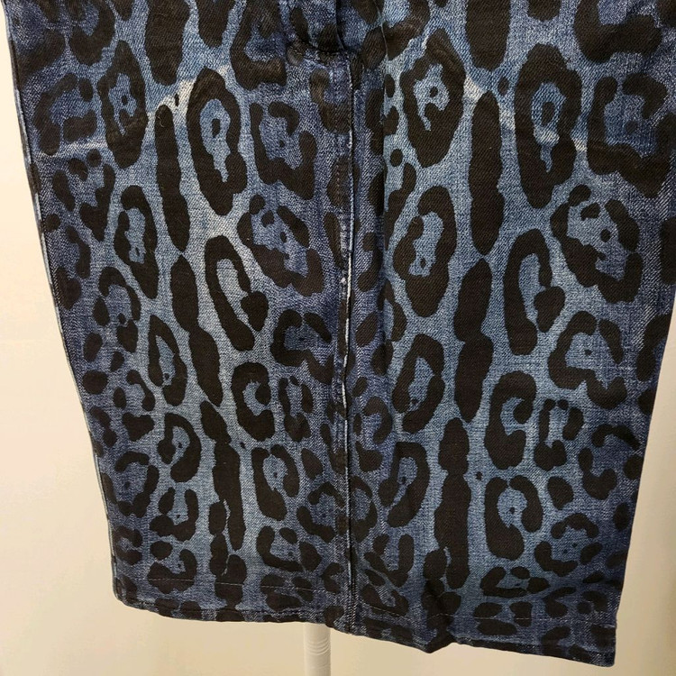 돌체앤가바나 레오파드 스커트--2