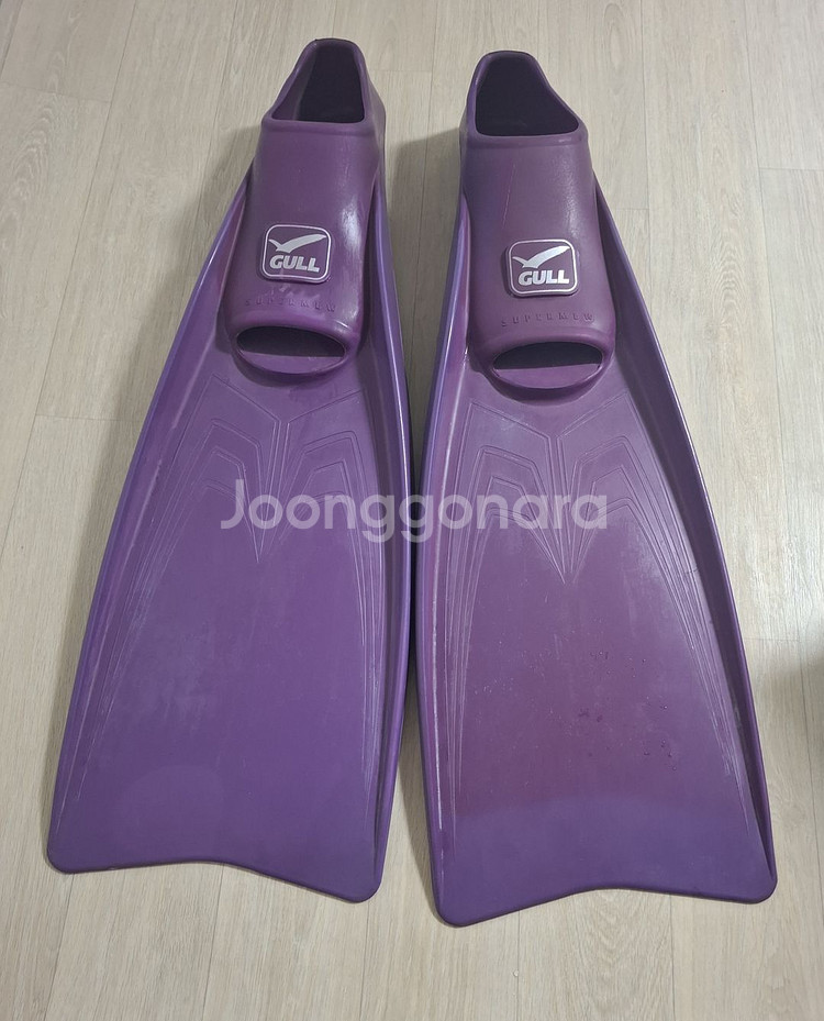 스쿠버 다이빙 GULL 슈퍼뮤 프리다이빙 핀--0