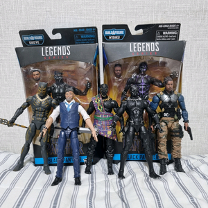 마블레전드 블랙팬서 피규어 세트 일괄로 팝니다.