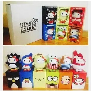 [ 정품 ] 2014년 맥도날드 헬로키티 콜라보 50주년 한정판 6개입 이미지