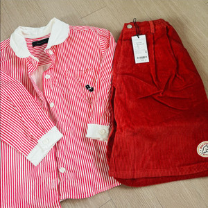 로아앤제인 120 일괄 셔츠 바지 세트