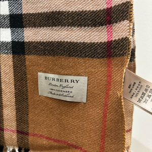 버버리 체크 캐시미어 머플러