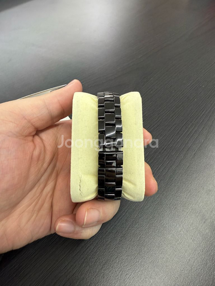 샤넬 J12 33mm 블랙 세라믹 스틸 H5695--1