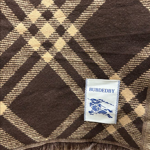 버버리 캐시미어 체크 머플러