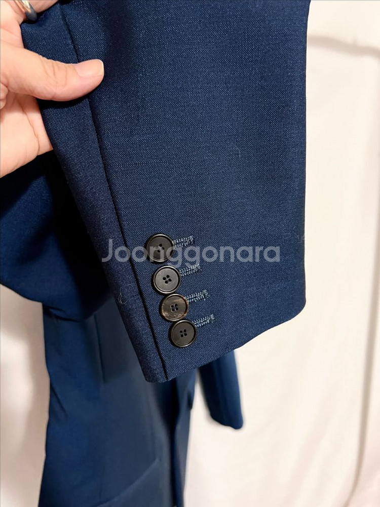 산드로 남성 네이비 자켓 48 (95) 사이즈--2