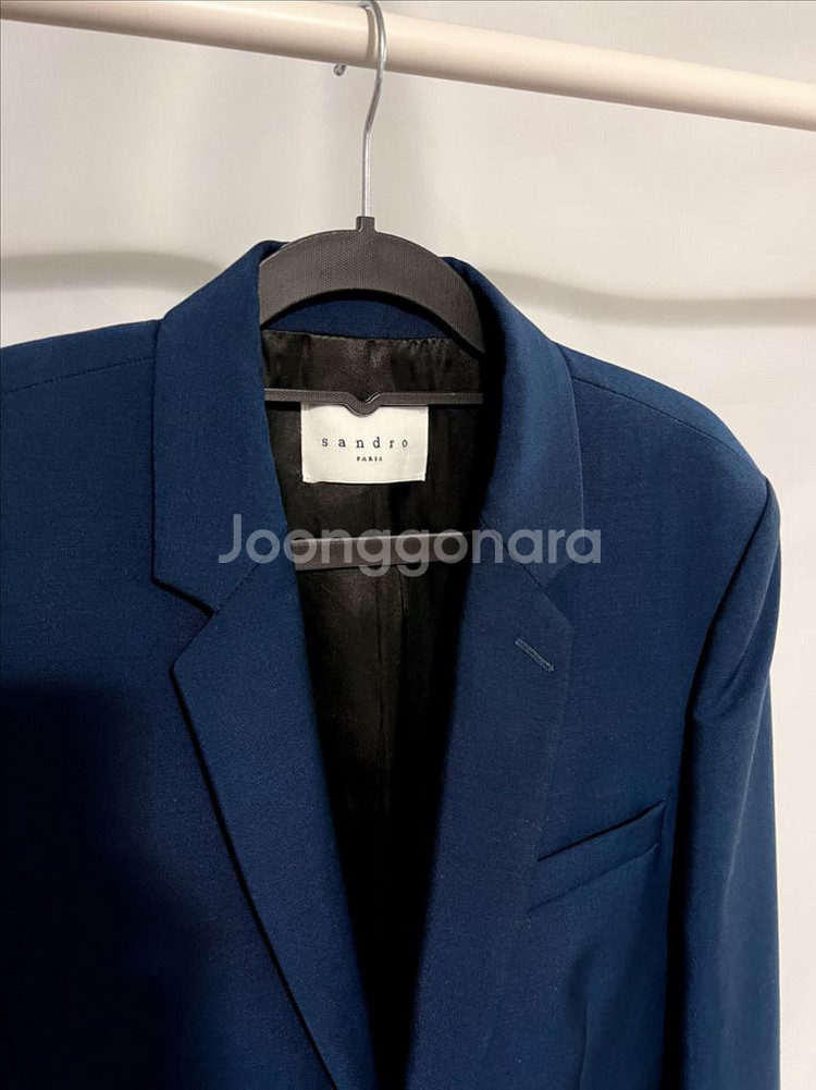 산드로 남성 네이비 자켓 48 (95) 사이즈--1