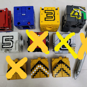 파워레인저 애니멀포스 애니멀킹 큐브(숫자큐브 장난감)