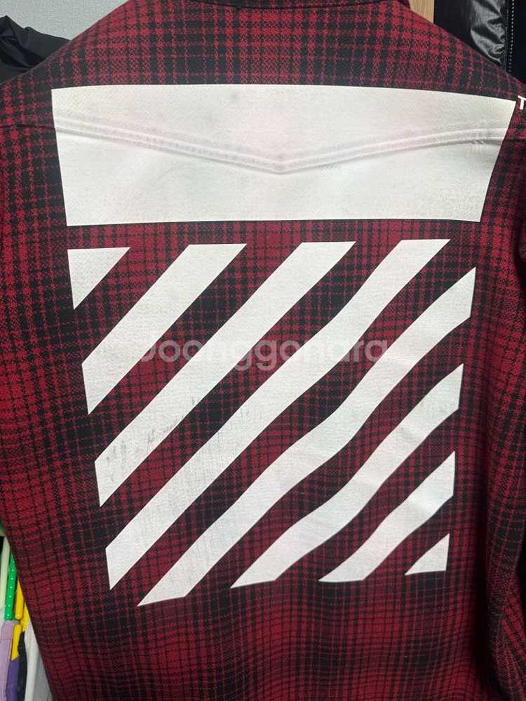 오프화이트 플란넬 셔츠--5