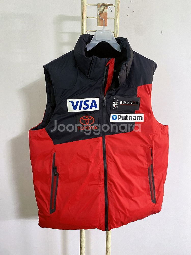 (105(XL)스파이더남자오리털U.S스키팀패딩조끼--0