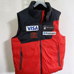 (105(XL)스파이더남자오리털U.S스키팀패딩조끼