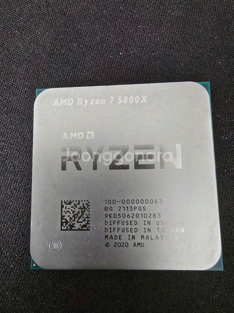 AMD 라이젠7 5800X CPU 단품 싸게 급처--1