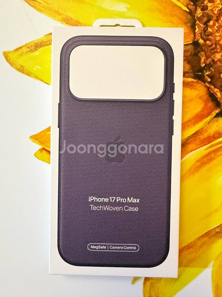 아이폰17 프로맥스 테크우븐케이스 퍼플 미개봉--0