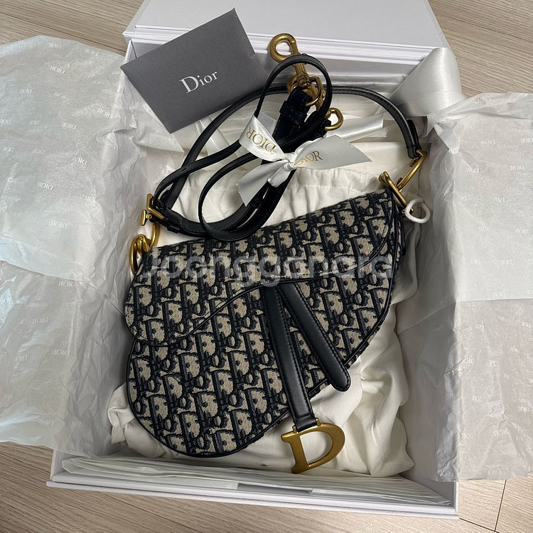 [풀구성]디올 새들백 미듐(스트랩+이너백 포함)--0