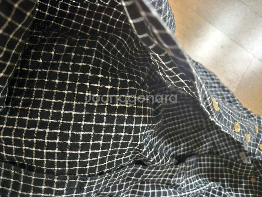 체크 셔츠 M사이즈--6