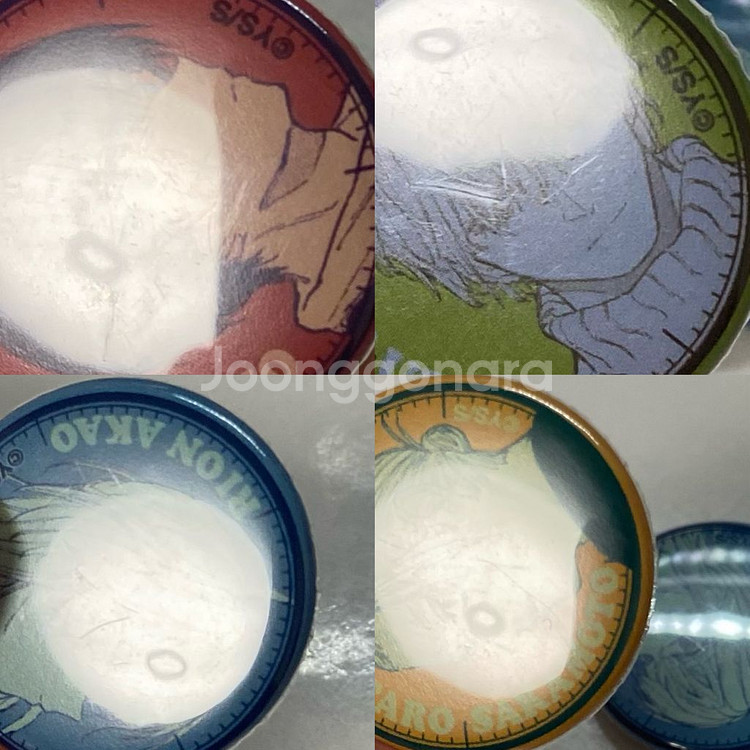 사카모토 데이즈 나구모 타로 우즈키 리온 마그넷 카드--1