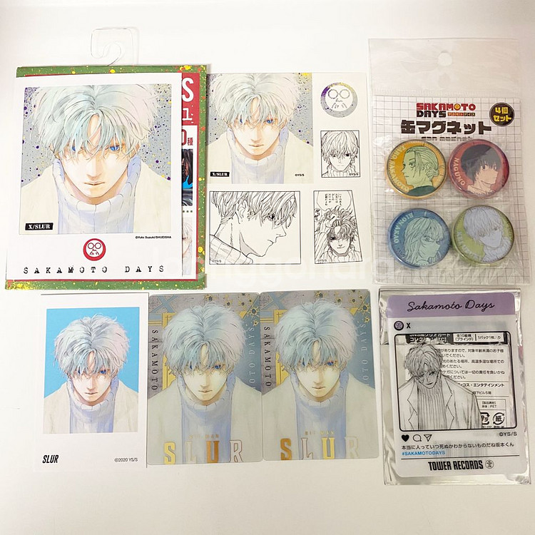 사카모토 데이즈 나구모 타로 우즈키 리온 마그넷 카드--0