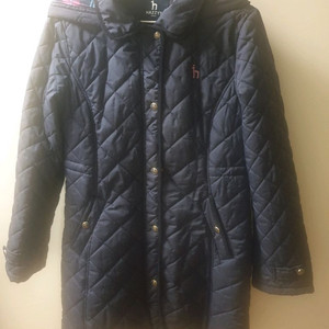 (165) 헤지스키즈 후드 퀼팅점퍼