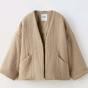 자라키즈 스티치 디테일 퀼팅로브 새상품