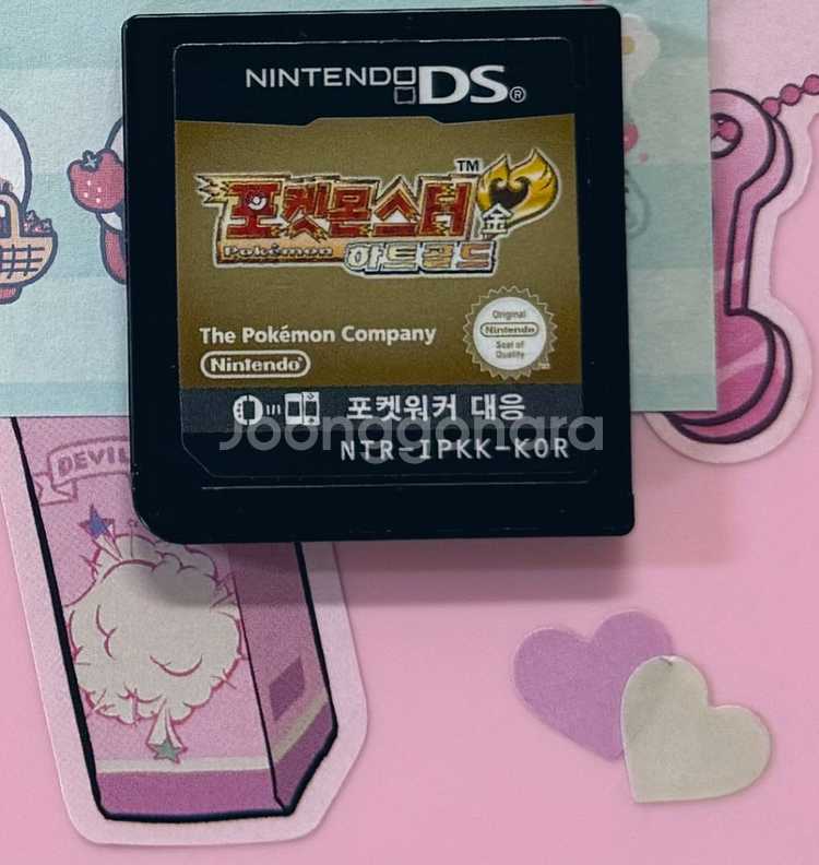 닌텐도 DS 포켓몬스터 하트골드 알칩 판매합니다--0