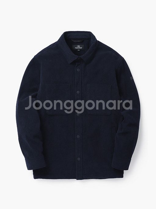 코오롱스포츠 남성 코듀로이 보아 셔켓 TLSXW23521 NAY 105사이즈--0