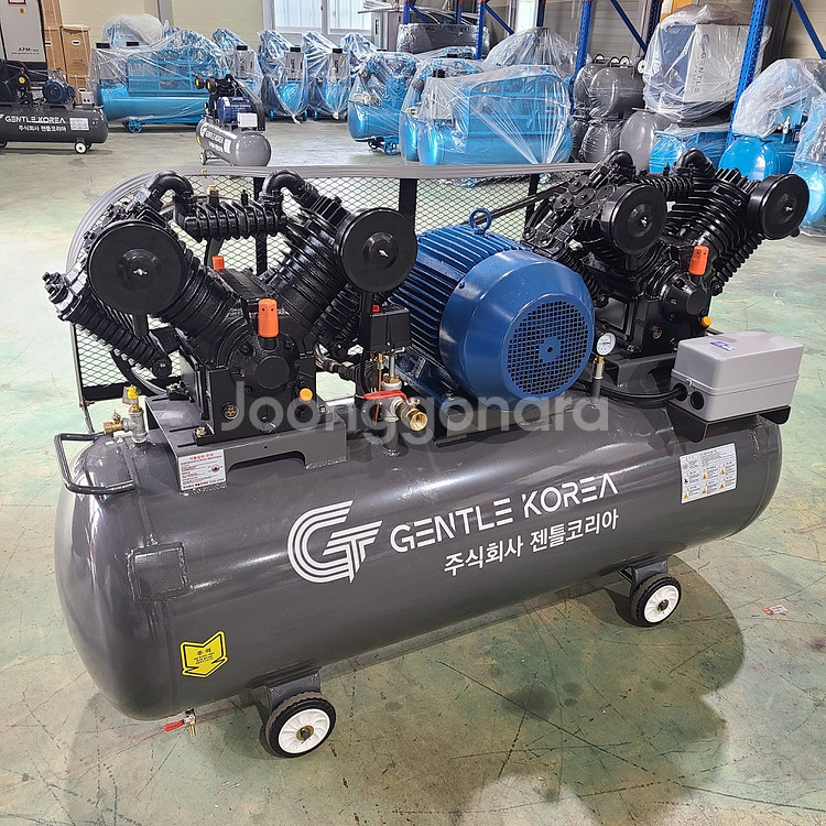 중고 중고압 15/20마력 500리터 콤프레샤 대형정비--2