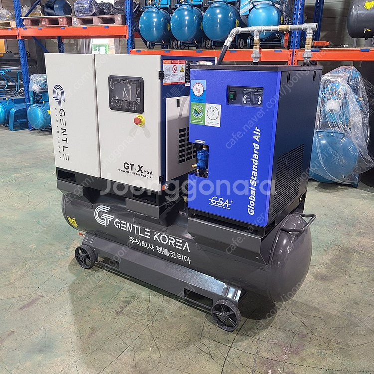 리퍼-5마력 500리터 콤프레샤 세트 오일프리(스크롤)--3