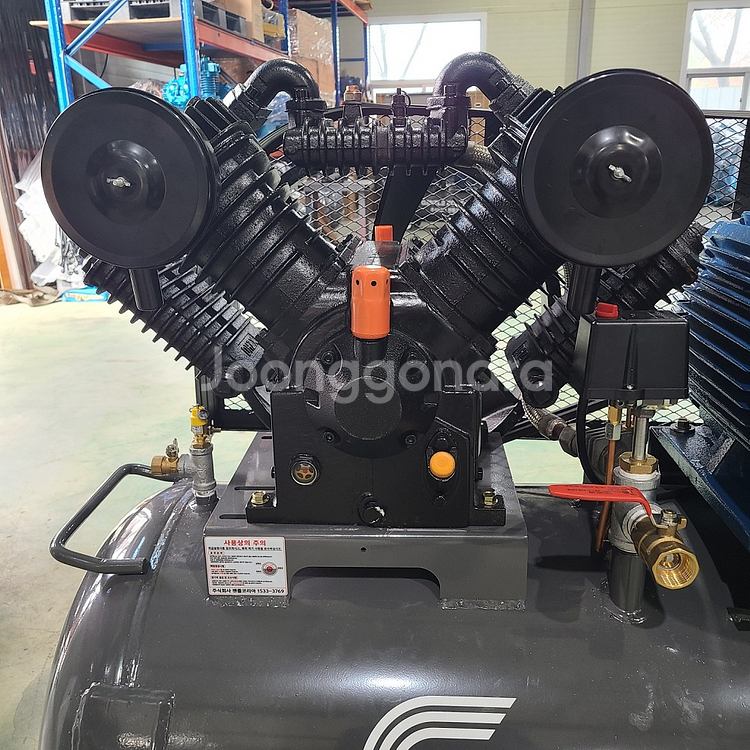 중고 중고압 15/20마력 500리터 콤프레샤 대형정비--7