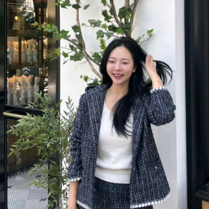 슈퍼린짱 후드 트위드