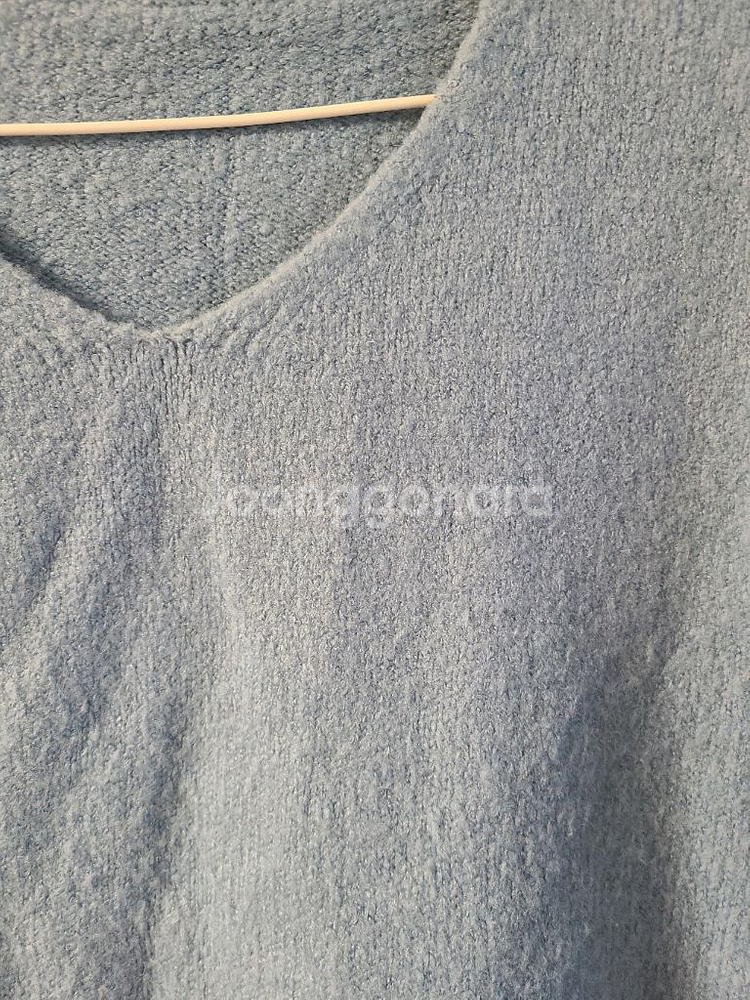 소매트임 브이넥 니트--5